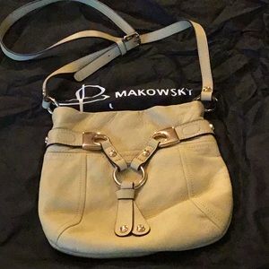 B Makowsky golden yellow crossbody